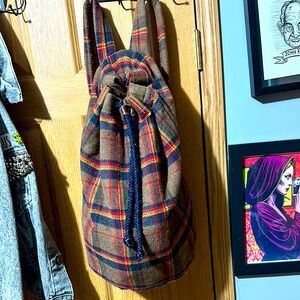 Vintage GAP 90’s plaid backpack